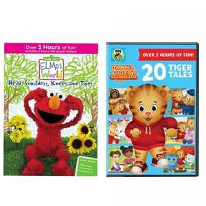Sesame Street Elmo’s World & Daniel Tiger’s Neighborhood DVDS